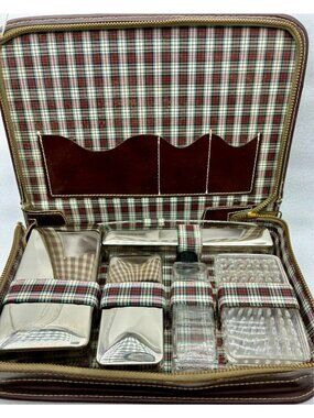 1950-60s Serval German Mens Travel Toiletry Grooming Case